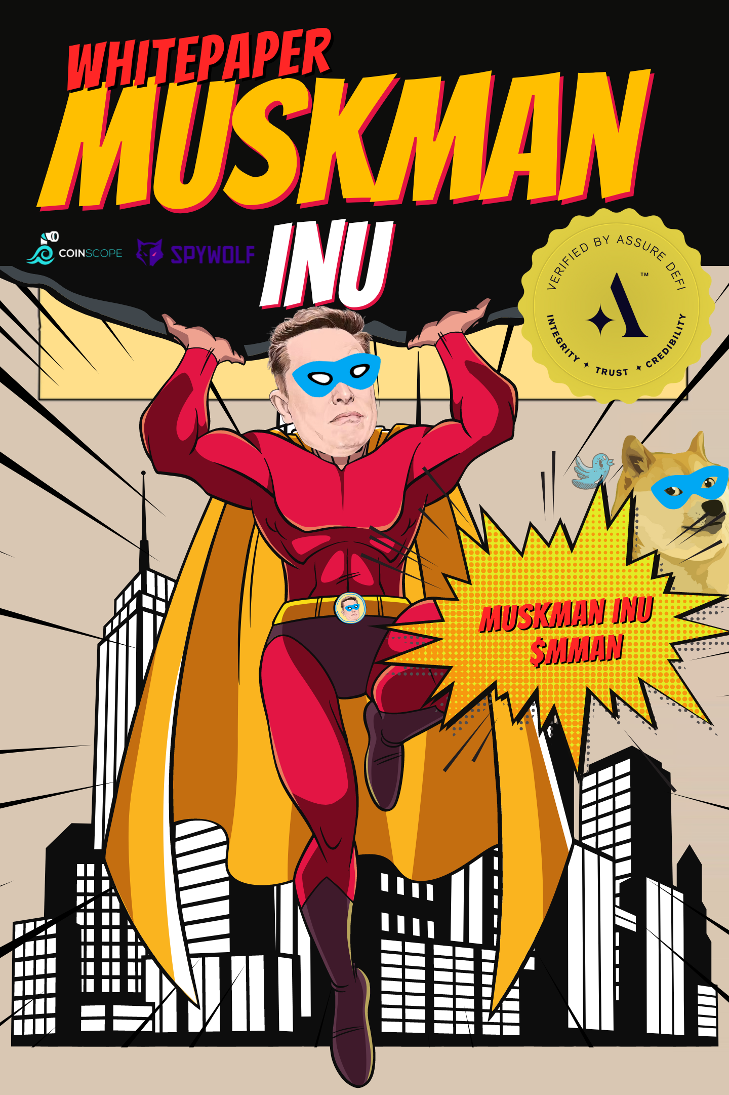 Muskman proudly presents: Muskman INU! Whitepaper screen for the usrs.